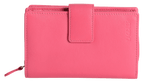 SADDLER GEORGIE Leather Double-Sided Purse - 13 Card Slots, Generous Space for Notes and Coins - RFID Protected