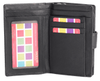 SADDLER GEORGIE Leather Double-Sided Purse - 13 Card Slots, Generous Space for Notes and Coins - RFID Protected