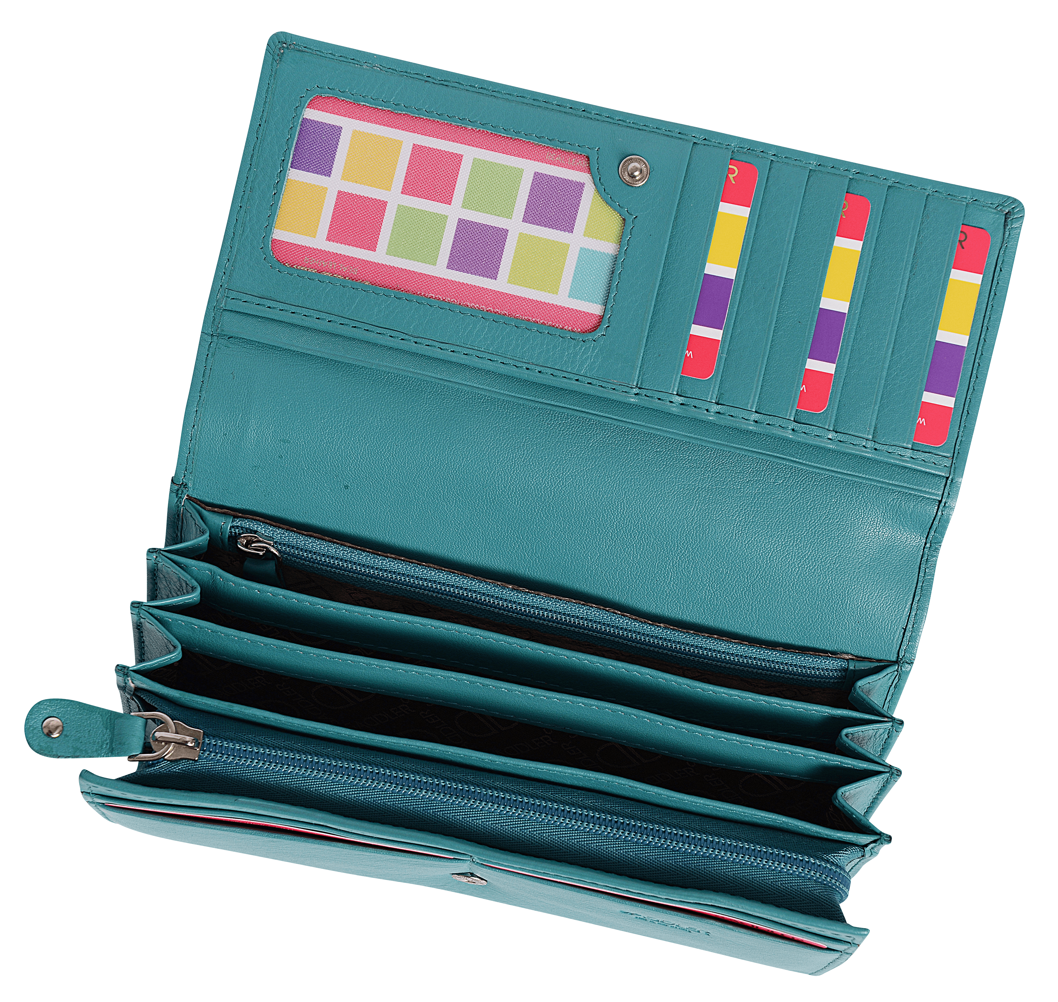 Large Leather Multi-Section Purse "Grace" – Handmade by Saddler | RFID Protected & Gift Boxed