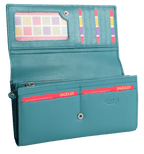 Large Leather Multi-Section Purse "Grace" – Handmade by Saddler | RFID Protected & Gift Boxed