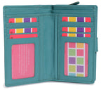 Mid-Size Leather Purse Wallet  "Holly" – Handmade by Saddler | RFID Protected & Gift Boxed