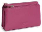 Spacious Leather Purse "Lily" – Handmade by Saddler | RFID Protected & Gift Boxed | Triple Gusset Design for Cards, Coins & Keys