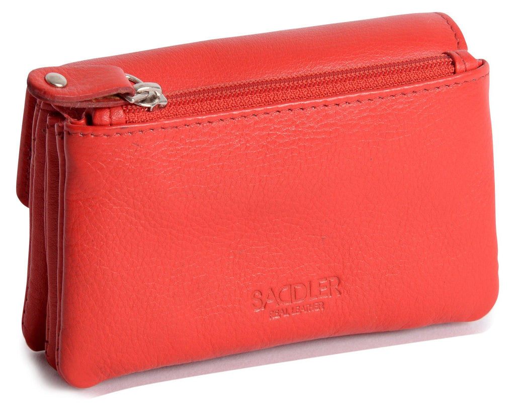 Spacious Leather Purse "Lily" – Handmade by Saddler | RFID Protected & Gift Boxed | Triple Gusset Design for Cards, Coins & Keys