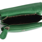 Spacious Leather Purse "Lily" – Handmade by Saddler | RFID Protected & Gift Boxed | Triple Gusset Design for Cards, Coins & Keys