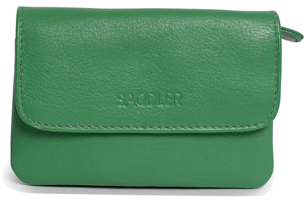 Spacious Leather Purse "Lily" – Handmade by Saddler | RFID Protected & Gift Boxed | Triple Gusset Design for Cards, Coins & Keys