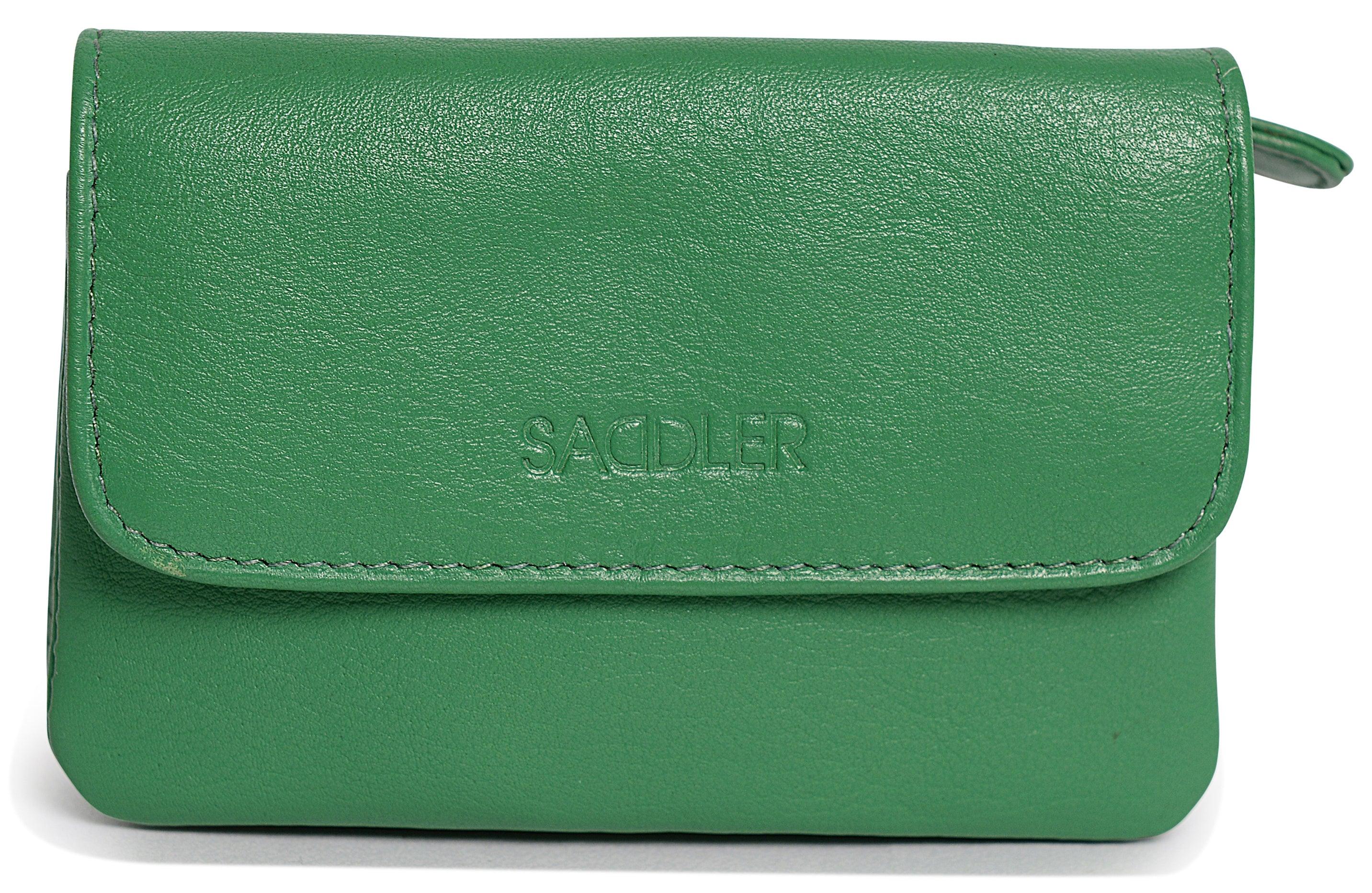 Spacious Leather Purse "Lily" – Handmade by Saddler | RFID Protected & Gift Boxed | Triple Gusset Design for Cards, Coins & Keys