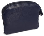 Compact Leather Zip-Top Coin Purse "Molly" – Handmade by Saddler | RFID Protected & Gift Boxed | With Front Pocket & Interior Key Ring