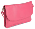 SADDLER Olivia 3-Section Leather Crossbody Bag & Clutch – Compact & Stylish - Gift Boxed