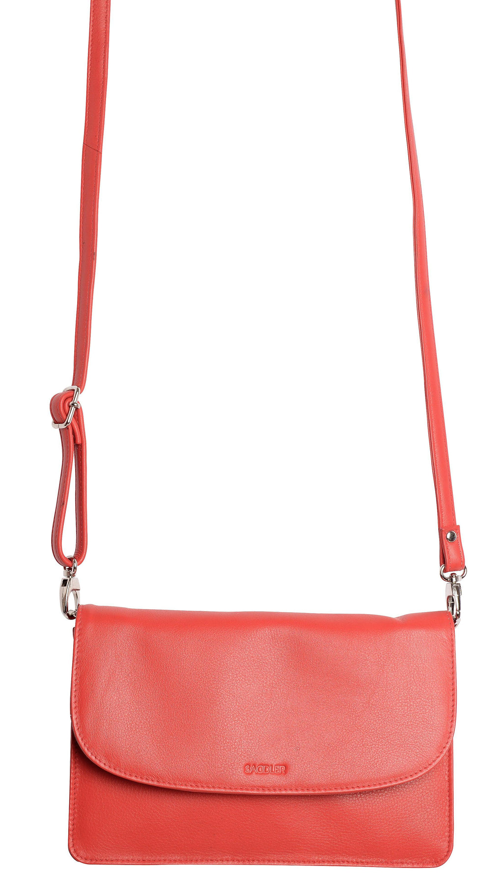 SADDLER Olivia 3-Section Leather Crossbody Bag & Clutch – Compact & Stylish - Gift Boxed
