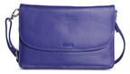 SADDLER Olivia 3-Section Leather Crossbody Bag & Clutch – Compact & Stylish - Gift Boxed