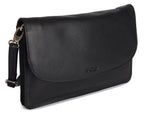 SADDLER Olivia 3-Section Leather Crossbody Bag & Clutch – Compact & Stylish - Gift Boxed