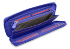SADDLER SOPHIA Leather Zip Around Purse  - 15 Card slots, Mobile Phone Pocket,  Detachable Wrist Strap- RFID Protected