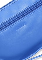 SADDLER SCARLETT Leather Zip Top Mini Clutch - Phone Holder with Detachable Wrist Strap - RFID Protected