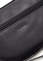 SADDLER SCARLETT Leather Zip Top Mini Clutch - Phone Holder with Detachable Wrist Strap - RFID Protected