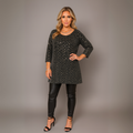 Sequin Sparkly Long Sleeve Swing Top