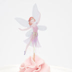 SAMOKA Fairy Cupcake Toppers – 24 Pcs Fairy Cake Decorations
