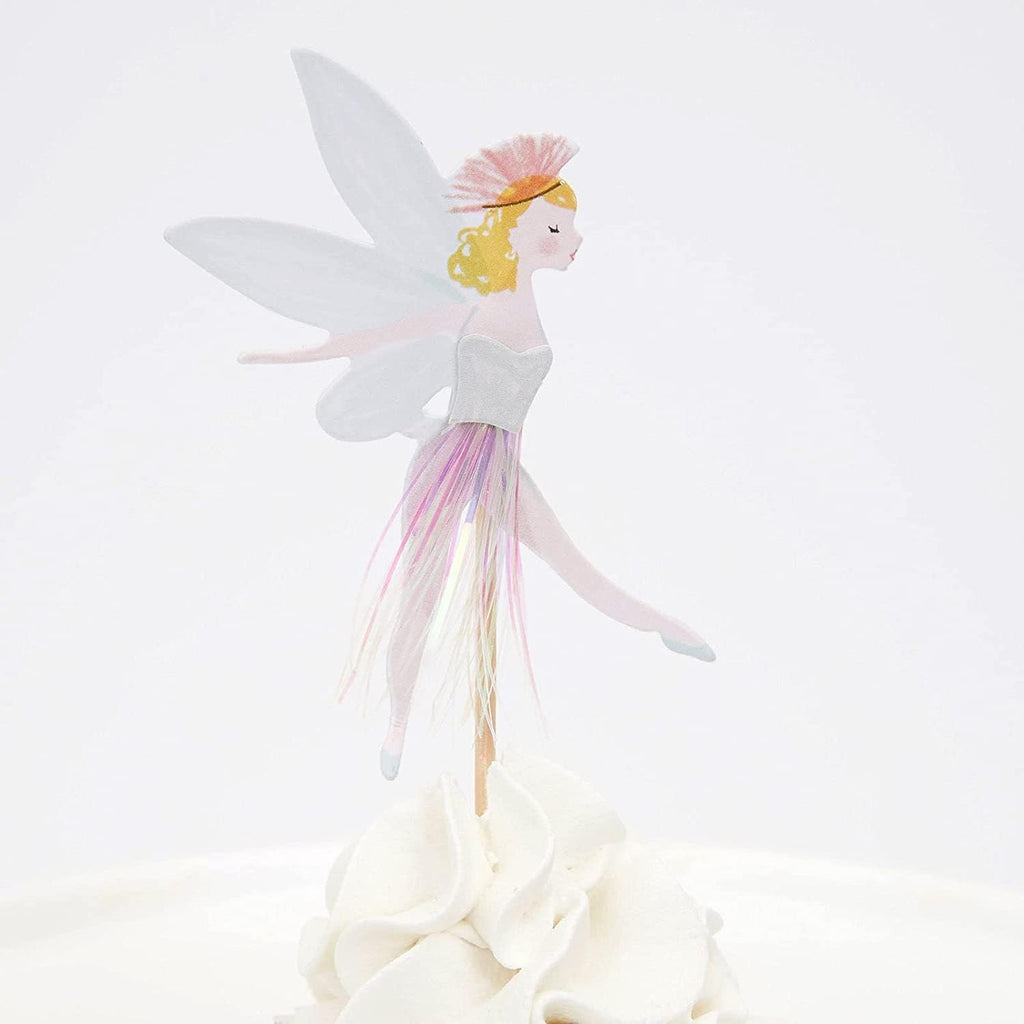 SAMOKA Fairy Cupcake Toppers – 24 Pcs Fairy Cake Decorations