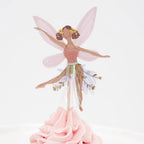 SAMOKA Fairy Cupcake Toppers – 24 Pcs Fairy Cake Decorations