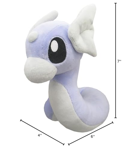 Sanei Dratini Plush 7-Inch — Pokemon All Star Collection Official
