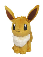 Sanei Pokemon All Star Series Eevee Plush – 8-Inch Officially Licensed Brown Stuffed Toy