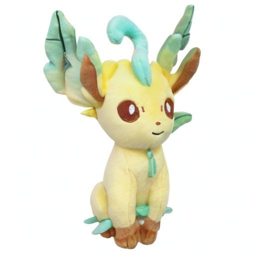 Sanei PP123 Leafeon Plush – Pokemon All Star Collection | Official Sanei
