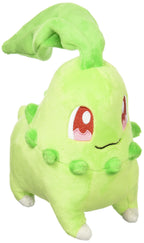 Sanei Pokemon All Star Collection PP40 Chikorita 6-Inch Plush, Green