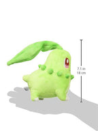 Sanei Pokemon All Star Collection PP40 Chikorita 6-Inch Plush, Green