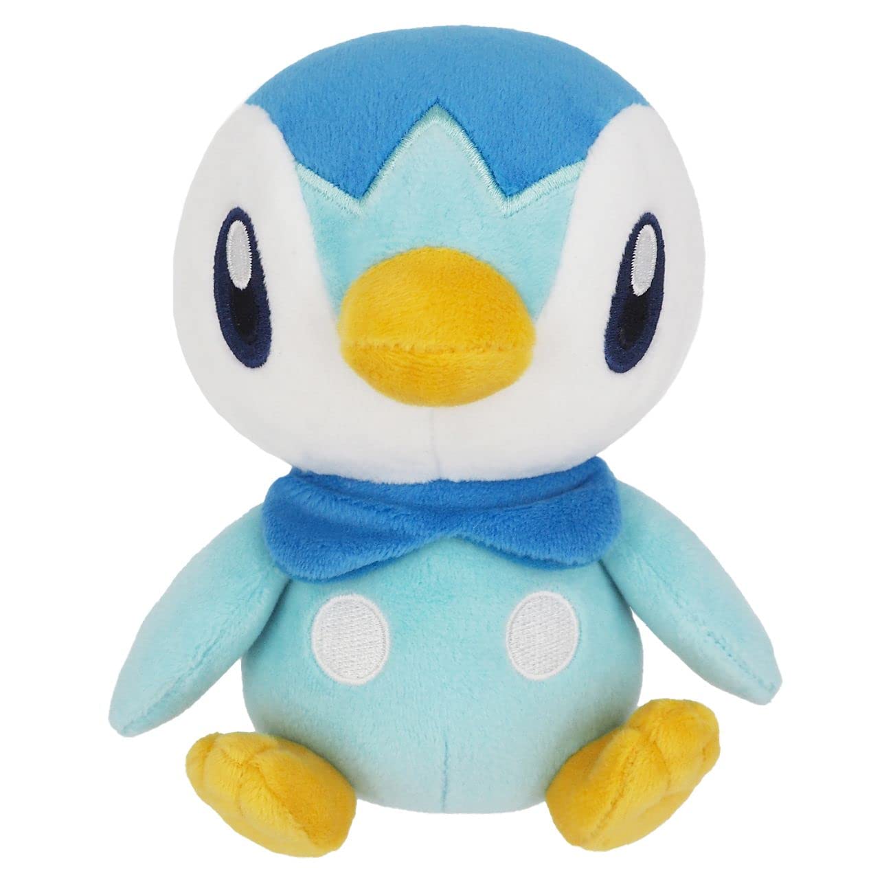 Sanei Pokemon All Star Collection PP89 Piplup Plush 6-Inch Blue
