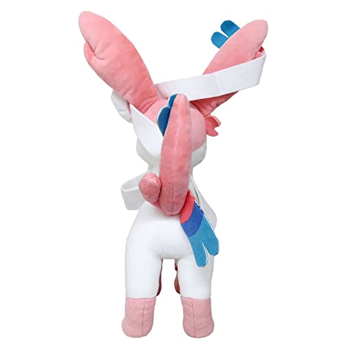 Sanei Pokemon SAN-EI PP224 All Star Collection Nymphia Plush Toy (M) – 13.4 in / 34 cm