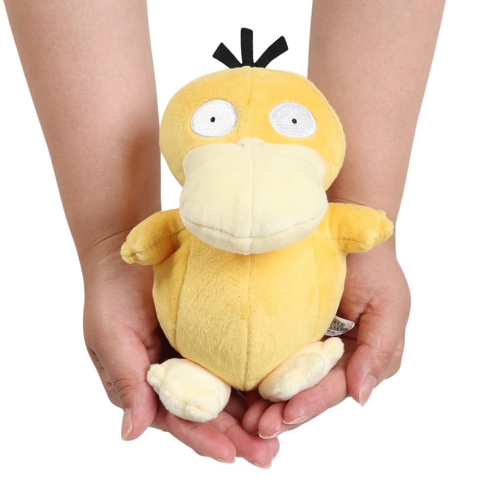 Sanei Pokemon All Star Psyduck Plush – 7in, Official Licensed Collectible