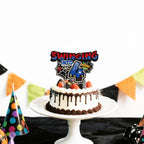 Savita Spider 4th Birthday Cake Topper – Spider Web Theme, Acrylic, Easy Insert