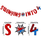 Savita Spider Birthday Banner – Cartoon Party Decor for Kids' Birthday Celebration