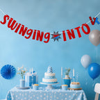 Savita Spider Birthday Banner – Cartoon Party Decor for Kids' Birthday Celebration