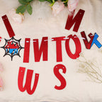 Savita Spider Birthday Banner – Cartoon Party Decor for Kids' Birthday Celebration