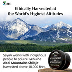 Sayan Pure Altai Shilajit Resin 30g | 4-Month Supply | Organic Fulvic Acid