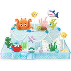 SayHalo Under the Sea Cake Toppers — 17-Piece Ocean Animal Decorations for Mermaid & Beach Parties