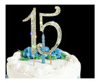 Scotamalone15 Cake Topper - Premium Bling Rhinestone Diamond Gems