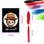 SCStyle Invisible Ink Pen 28-Pcs Set with UV Light – Secret Messages, Party Favors & Classroom Activities