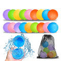 SCUATANBE Reusable Water Balloons 18Pcs – Quick Fill Magnetic Self-Sealing Splash Toys for Kids 4–12