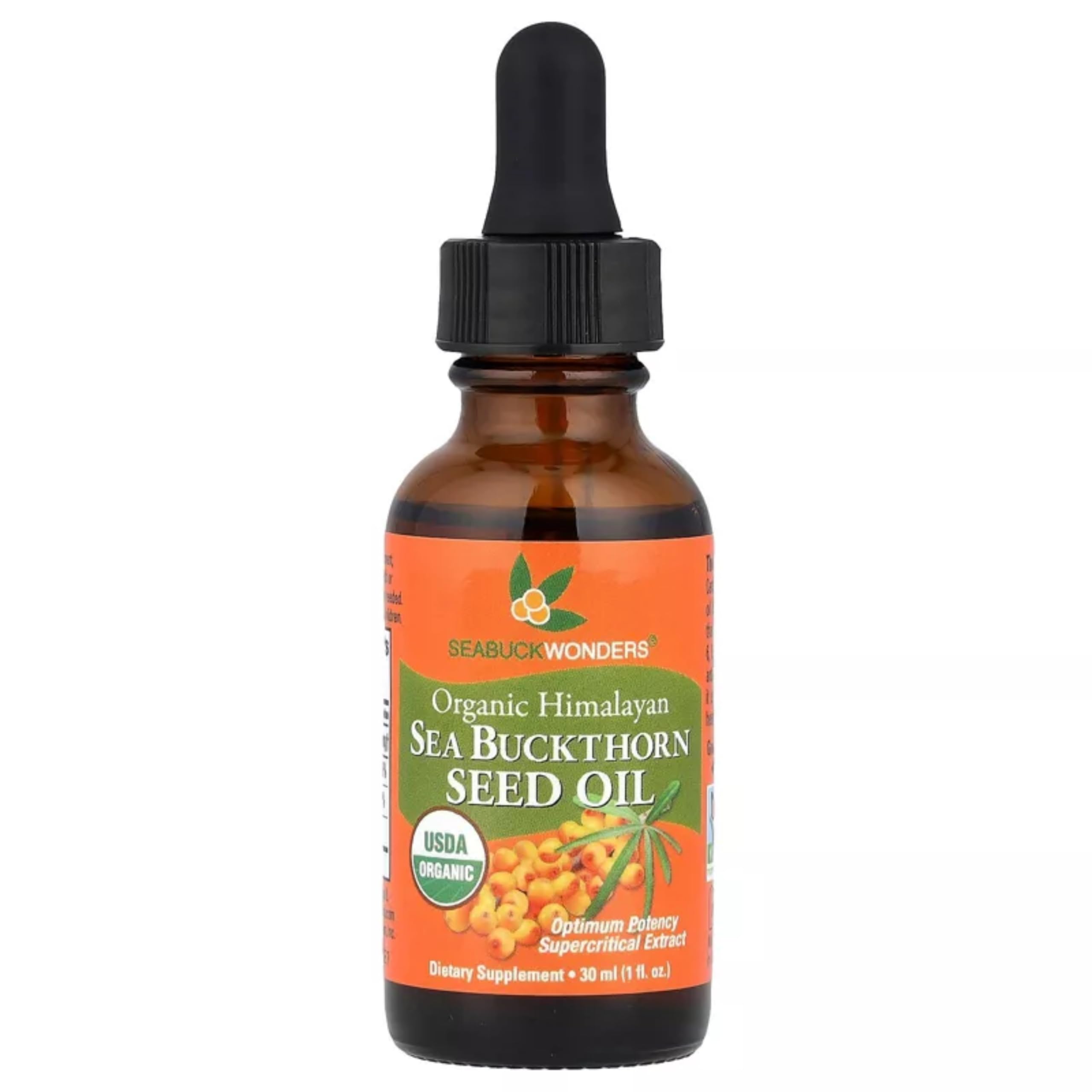 SeabuckWonders Sanddornkernöl – 100 % Bio-zertifiziert – 30 ml