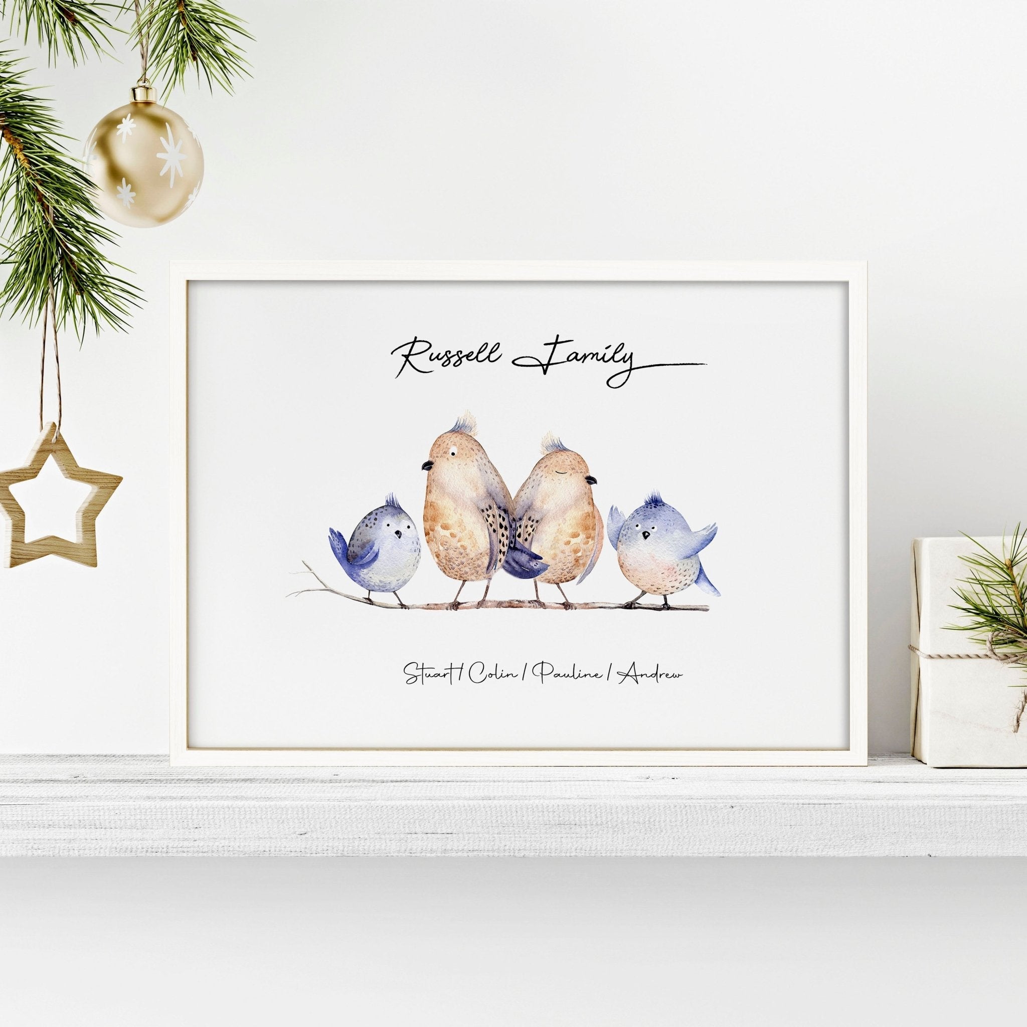 Sentimental gift for grandma wall art print