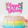 Seyal Cry Babes Happy Birthday Cake Topper – Cute Cartoon Party Decoration