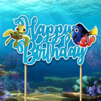 Findng Nmo Happy Birthday Cake Topper – Ocean Theme Clownfish Decor by Seyal