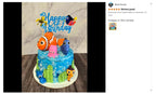 Findng Nmo Happy Birthday Cake Topper – Ocean Theme Clownfish Decor by Seyal