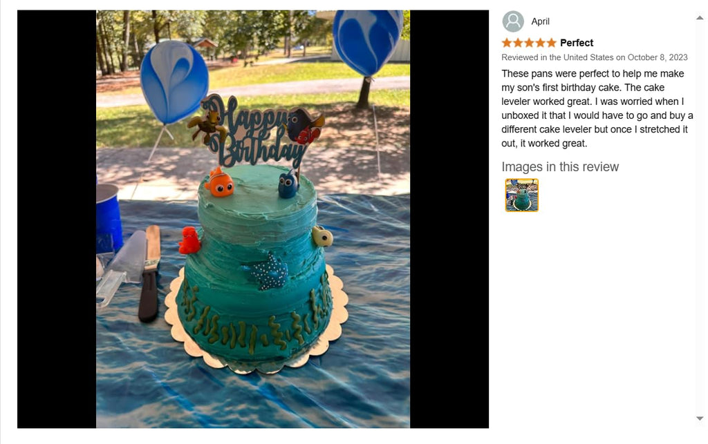 Findng Nmo Happy Birthday Cake Topper – Ocean Theme Clownfish Decor by Seyal