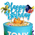 Findng Nmo Happy Birthday Cake Topper – Ocean Theme Clownfish Decor by Seyal