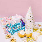 Seyal Frozn Happy Birthday Cake Topper – Frozen-Themed Cake Decoration for Kids' Parties