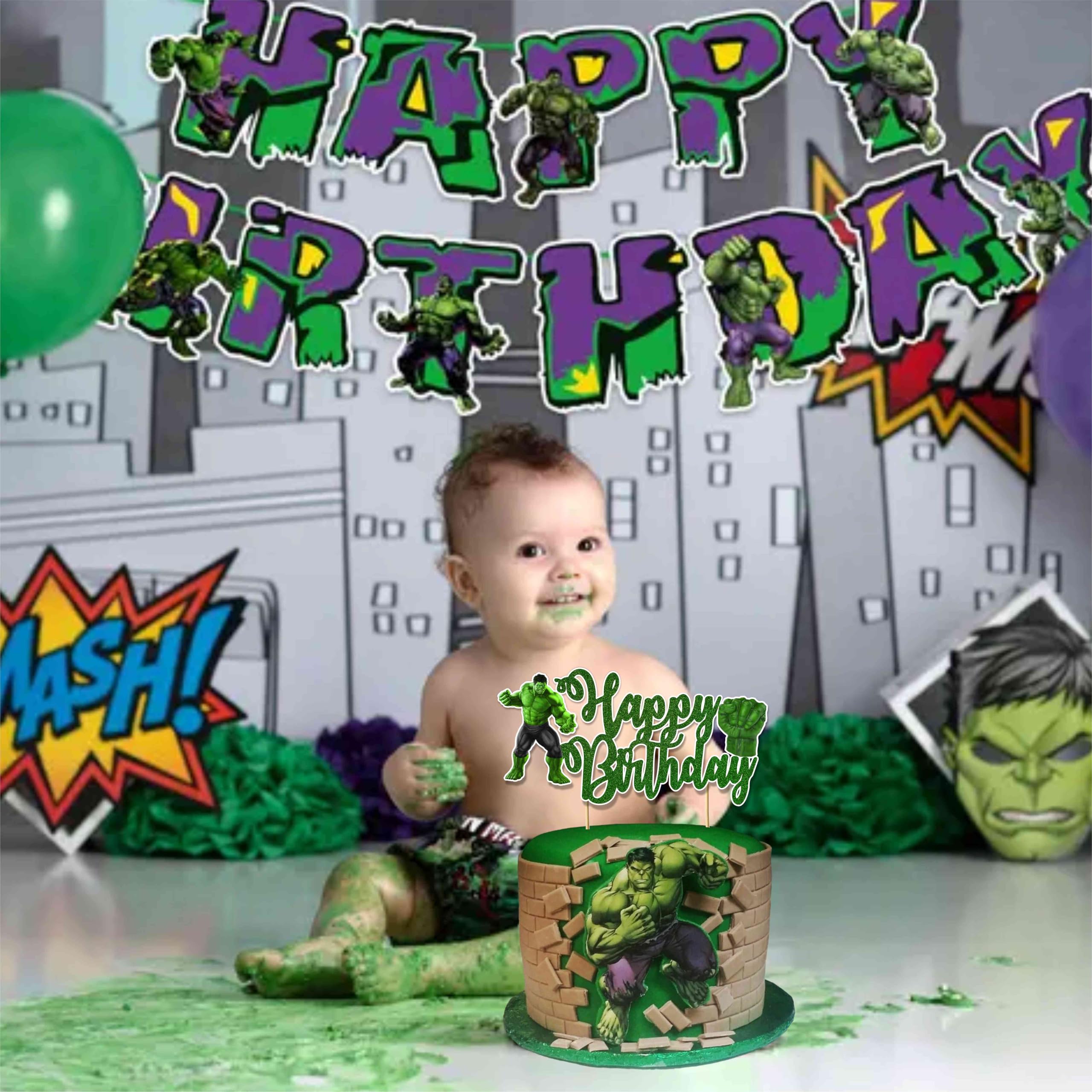Seyal HLK Happy Birthday Cake Topper – Vibrant, Durable & Reusable for Parties
