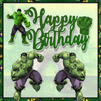 Seyal HLK Happy Birthday Cake Topper – Vibrant, Durable & Reusable for Parties