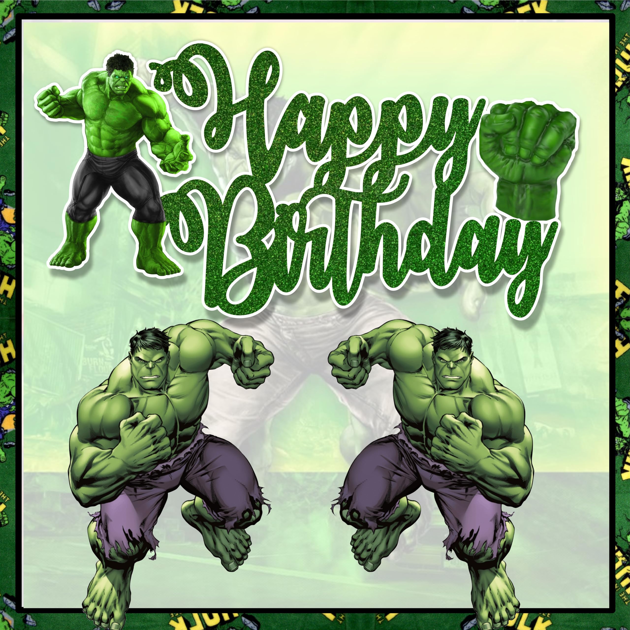 Seyal HLK Happy Birthday Cake Topper – Vibrant, Durable & Reusable for Parties